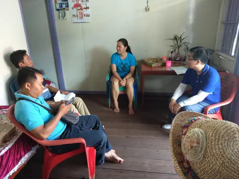 Sosialisasi di daerah Roban, Singkawang 